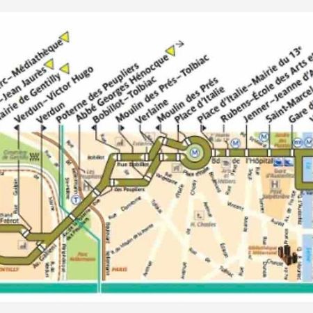 Beau T3 A Arcueil A 3 Min Rer B « Laplace » 외부 사진